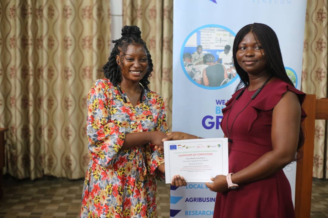 Our founder with natural products